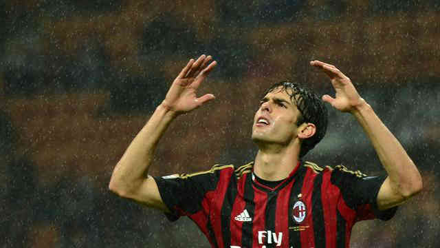 Kaka in distress with the play of AC Milan