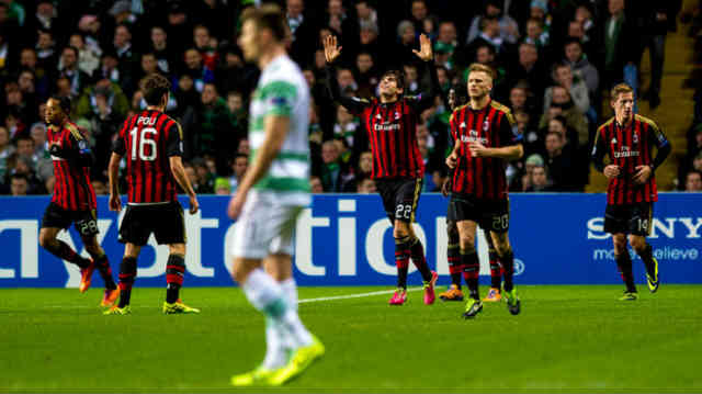 Kaka opens up the game up for AC Milan as they beat Celtic in the Champions League