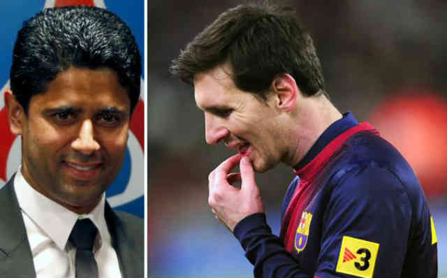 Nasser Al-Khelaifi is a big fan of Lionel Messi but will not try bringing him to Paris St. Germain