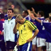 Ronaldo upset in 1998 as France beat Brazil in the finals at the World Cup 98