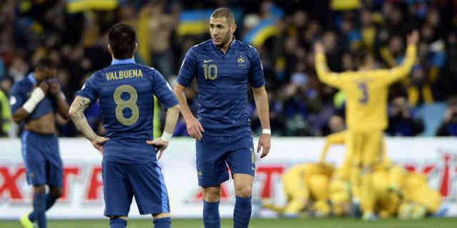 The French team in shock with their defeat against Ukraine