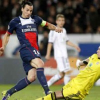 Zlatan comes to the rescue for his team in the Champions League