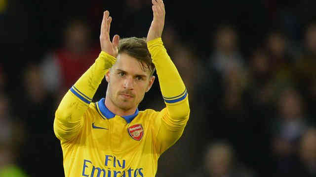 Aaron ramsey once again scores for the Gunners