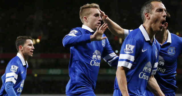 Deulofeu brings the point for Everton against the Gunners