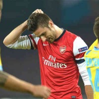 The Gunners go through but couldn't beat the Napoli