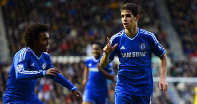 Oscar brings the victory for Chelsea