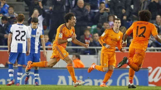 Pepe gets his smashing goal which won the game for Real Madrid