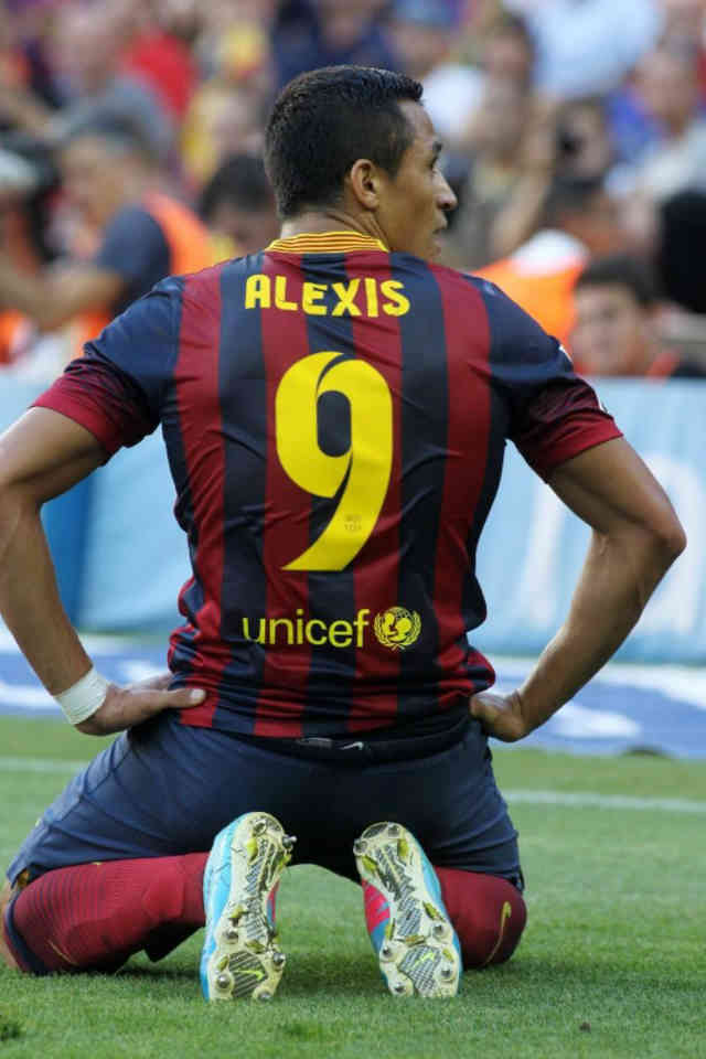 alexis sanchez barcelona jersey