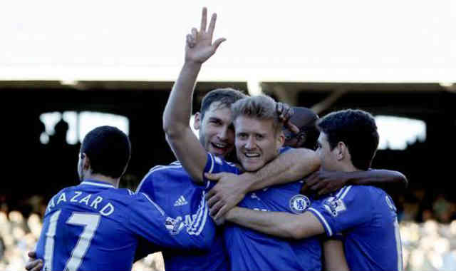 Schürrle get his hat-trick for Chelsea