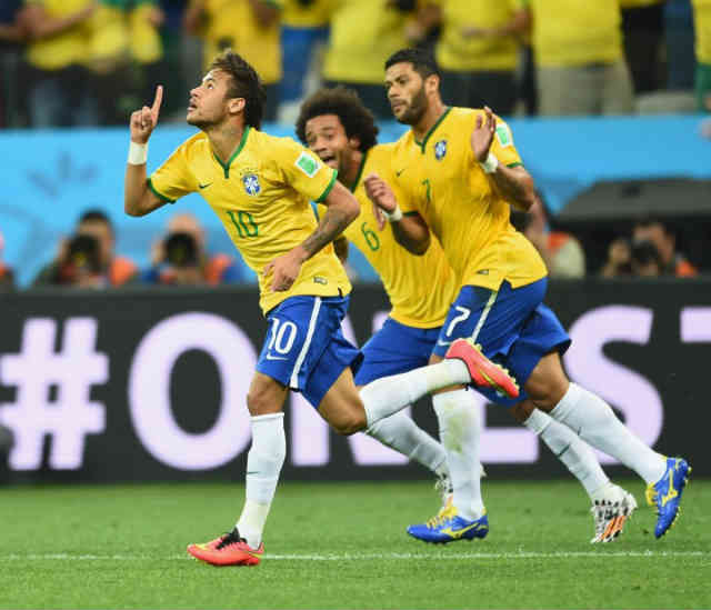 Neymar opens the game up as he makes a come back for Brazil to come back with a victory